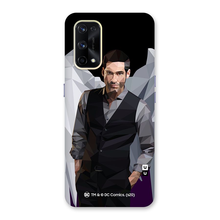 Lucifer Morningstar Art Abstract Glass Back Case for Realme X7 Pro