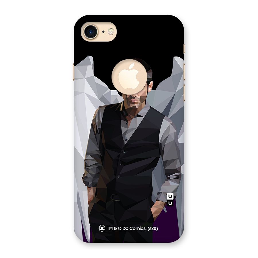 Lucifer Morningstar Art Abstract Back Case for iPhone 7 Logo Cut