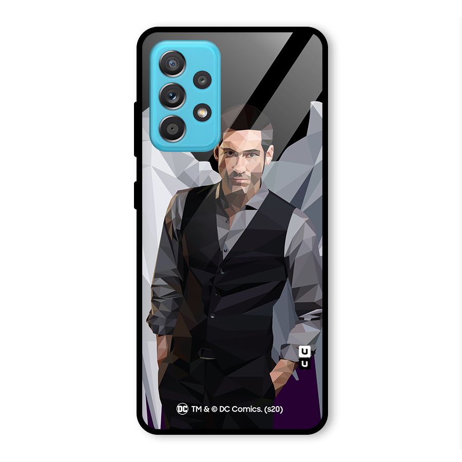Lucifer Morningstar Art Abstract Glass Back Case for Galaxy A52s 5G