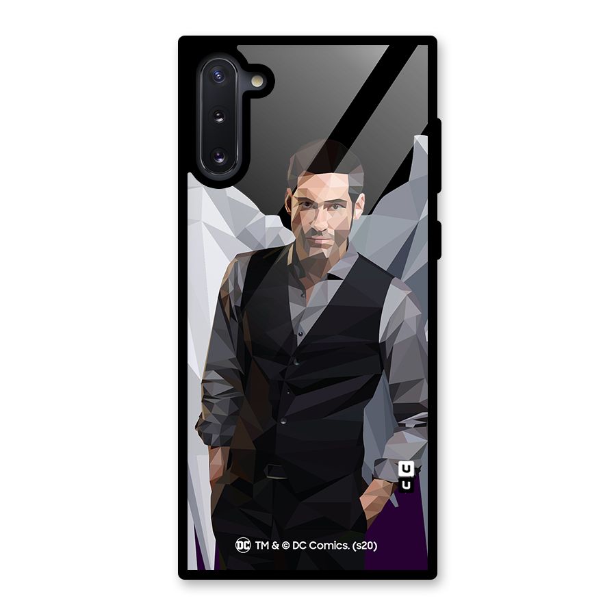 Lucifer Morningstar Art Abstract Glass Back Case for Galaxy Note 10