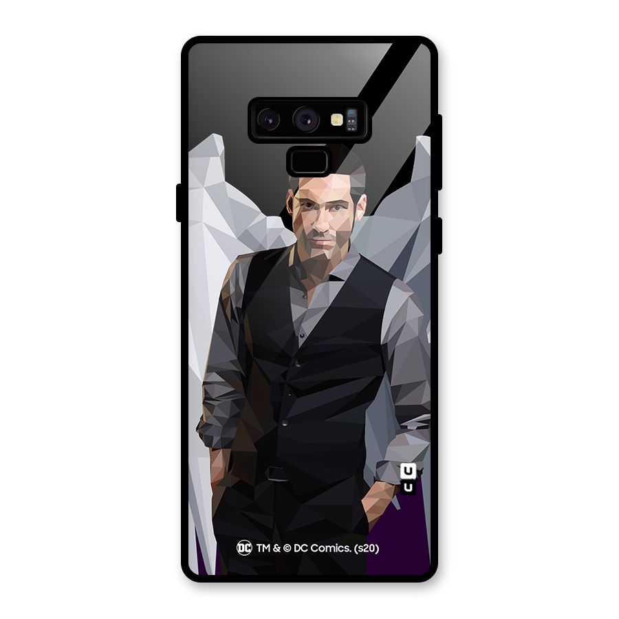 Lucifer Morningstar Art Abstract Glass Back Case for Galaxy Note 9