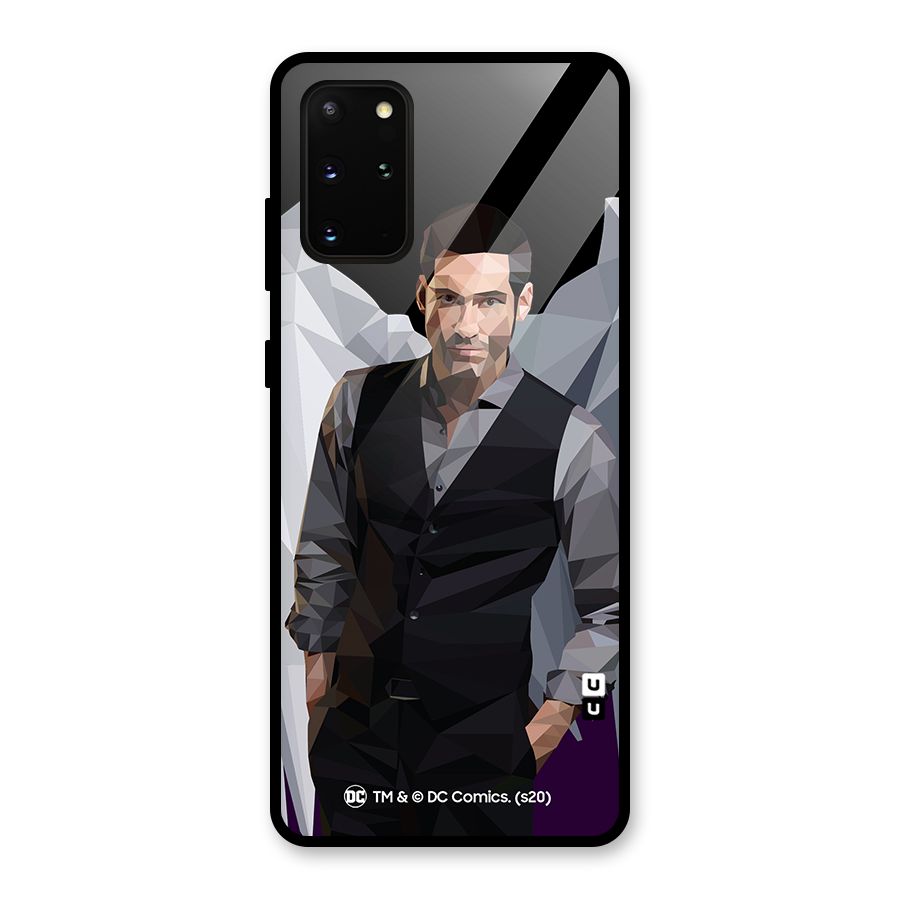 Lucifer Morningstar Art Abstract Glass Back Case for Galaxy S20 Plus