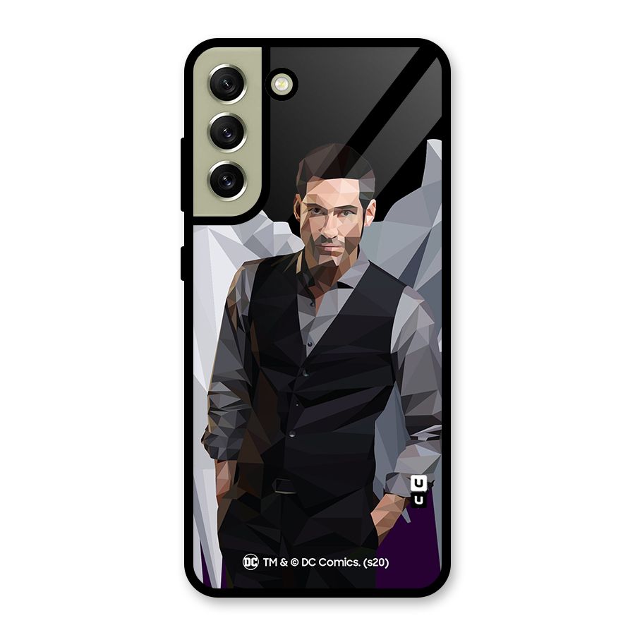 Lucifer Morningstar Art Abstract Glass Back Case for Galaxy S21 FE 5G