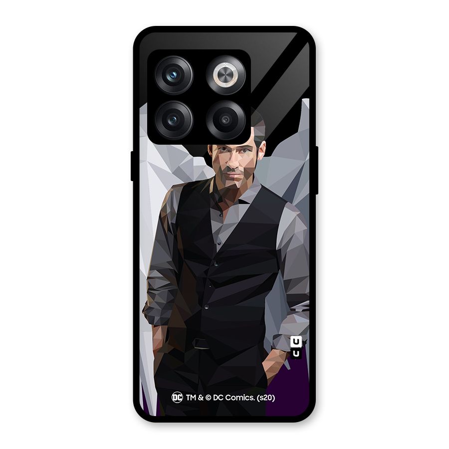 Lucifer Morningstar Art Abstract Glass Back Case for OnePlus 10T