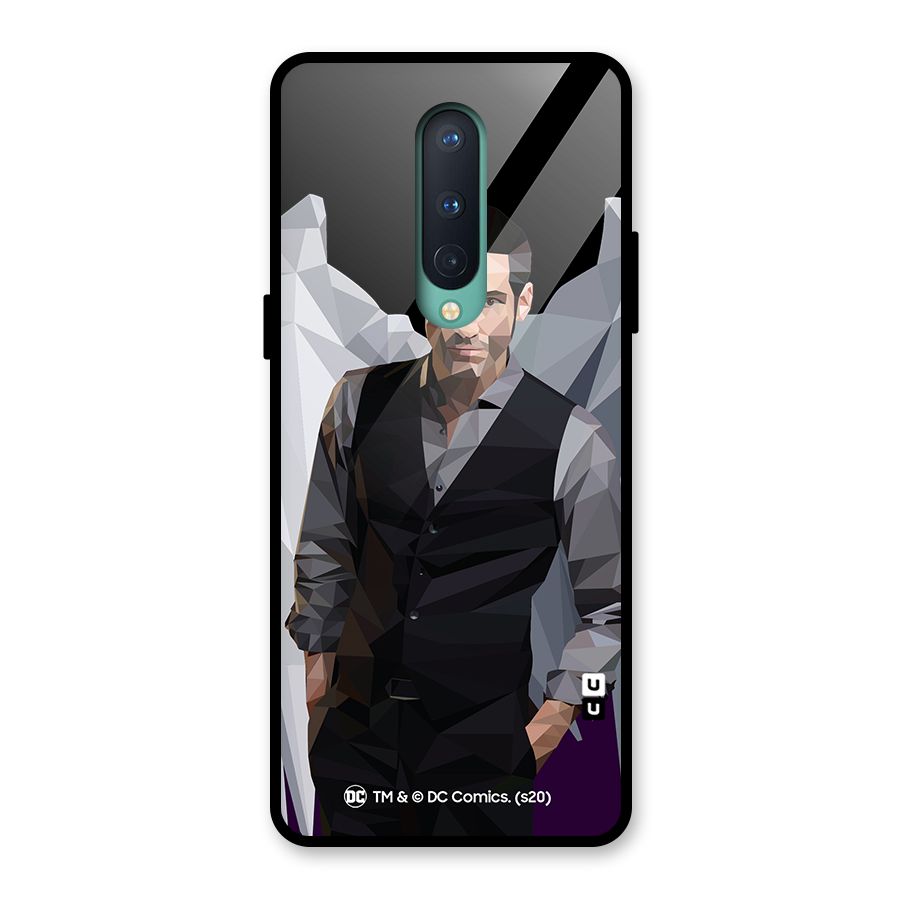 Lucifer Morningstar Art Abstract Glass Back Case for OnePlus 8