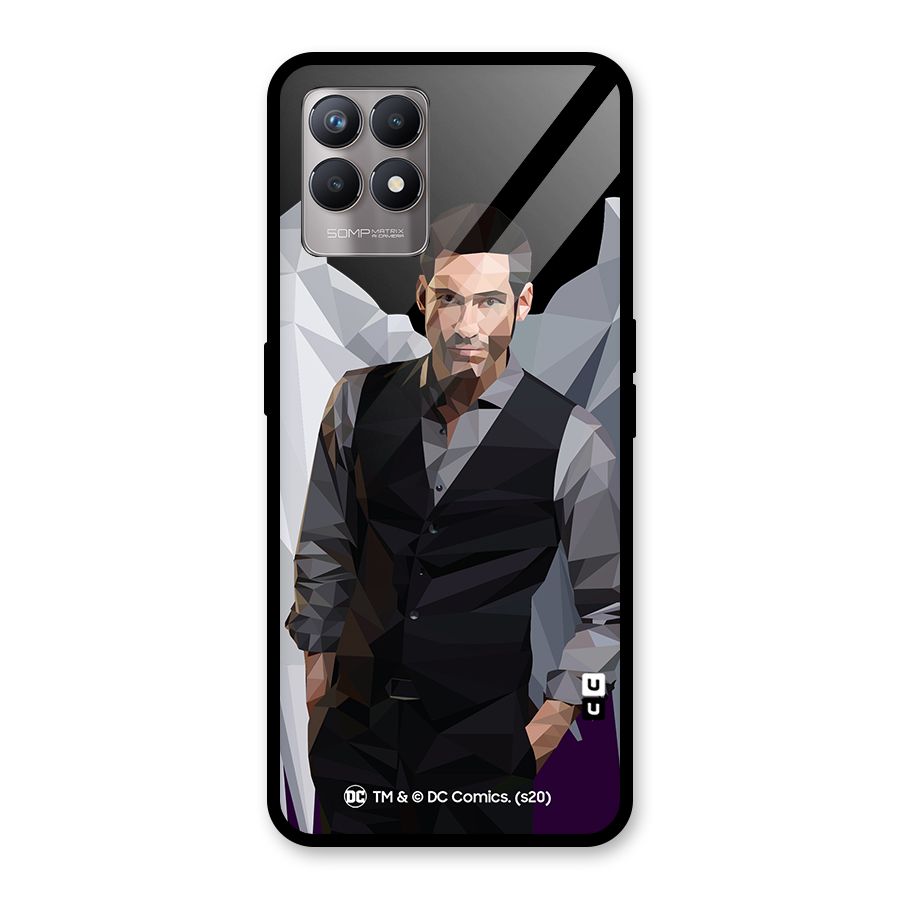 Lucifer Morningstar Art Abstract Glass Back Case for Realme 8i