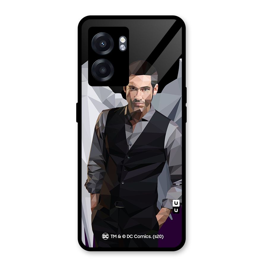 Lucifer Morningstar Art Abstract Glass Back Case for Realme Narzo 50 5G