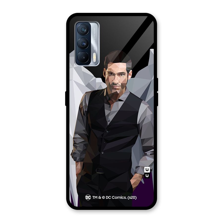 Lucifer Morningstar Art Abstract Glass Back Case for Realme X7