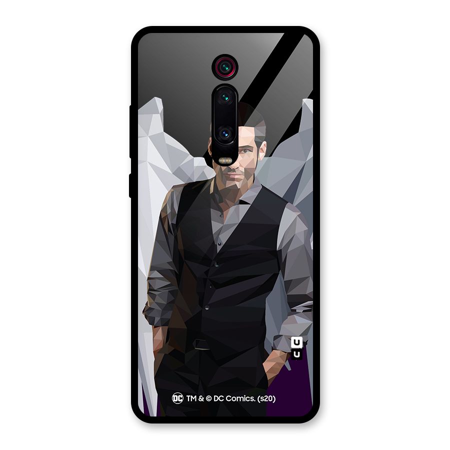Lucifer Morningstar Art Abstract Glass Back Case for Redmi K20