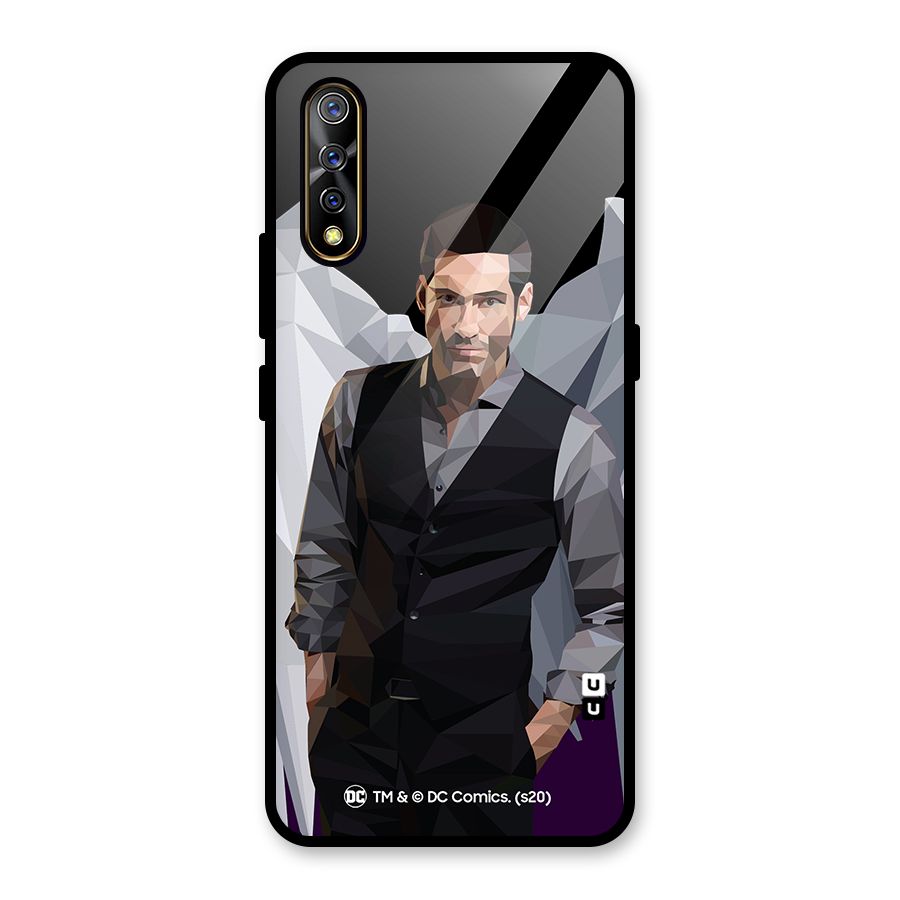 Lucifer Morningstar Art Abstract Glass Back Case for Vivo S1