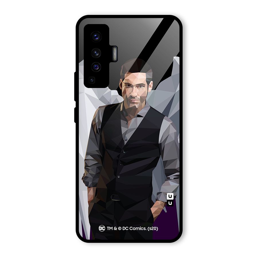 Lucifer Morningstar Art Abstract Glass Back Case for Vivo X50