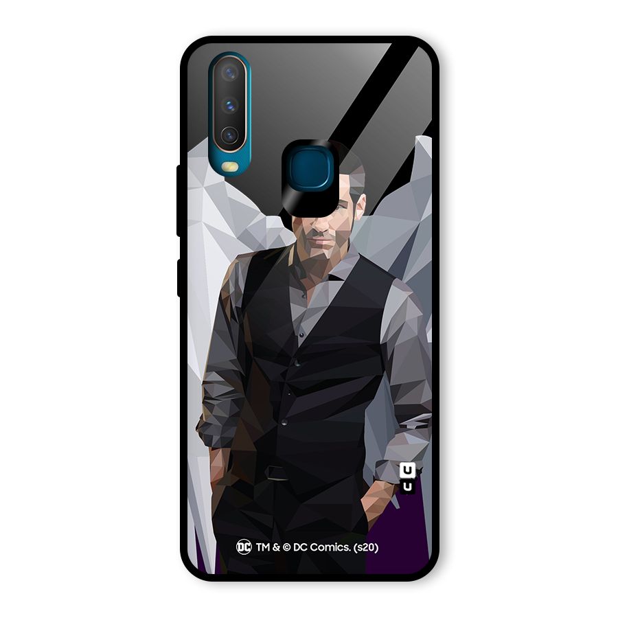Lucifer Morningstar Art Abstract Glass Back Case for Vivo Y15