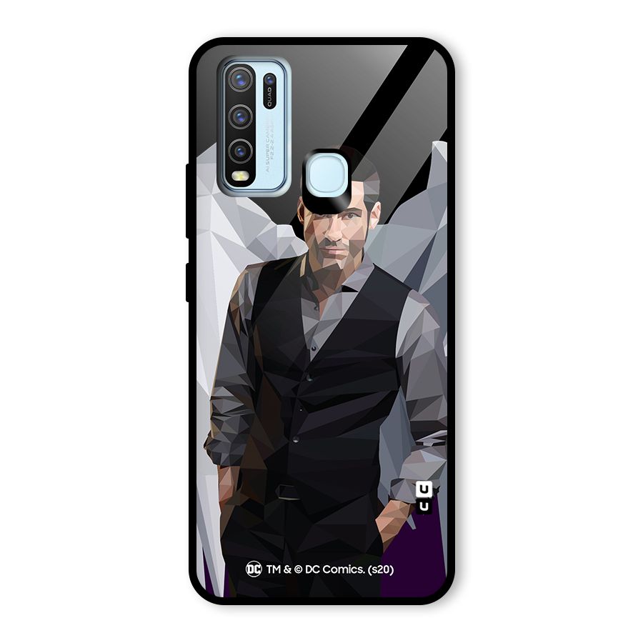 Lucifer Morningstar Art Abstract Glass Back Case for Vivo Y50
