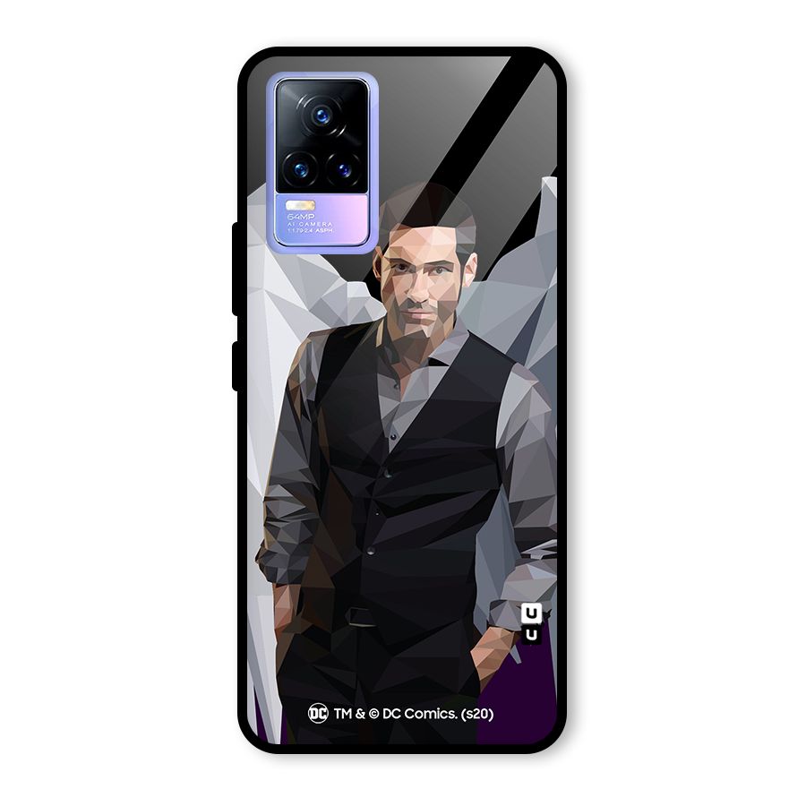 Lucifer Morningstar Art Abstract Glass Back Case for Vivo Y73