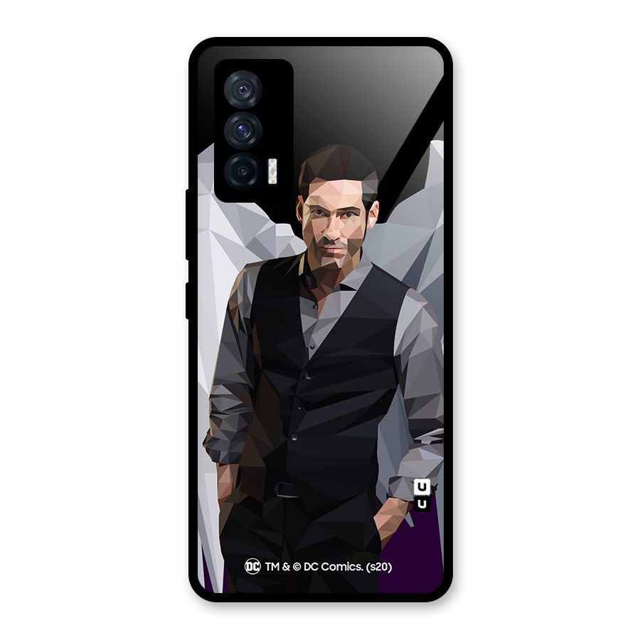 Lucifer Morningstar Art Abstract Glass Back Case for Vivo iQOO 7 5G