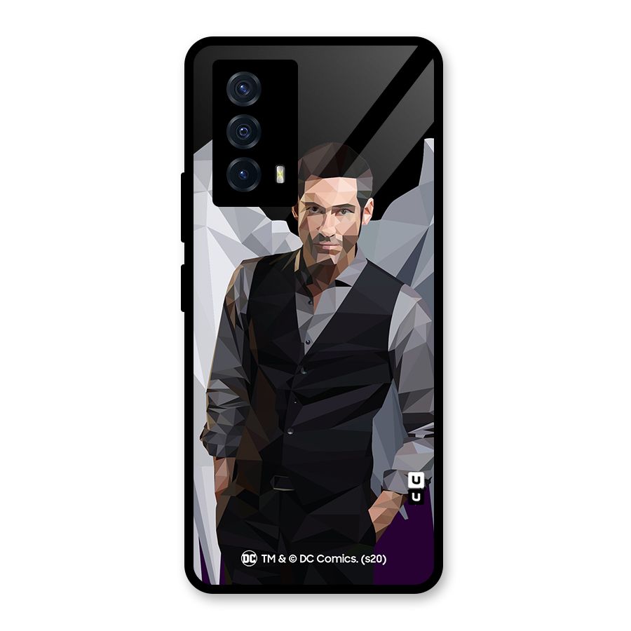 Lucifer Morningstar Art Abstract Glass Back Case for Vivo iQOO Z5
