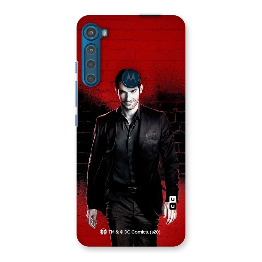 Lucifer Morningstar Wings Shadow Back Case for Motorola One Fusion Plus