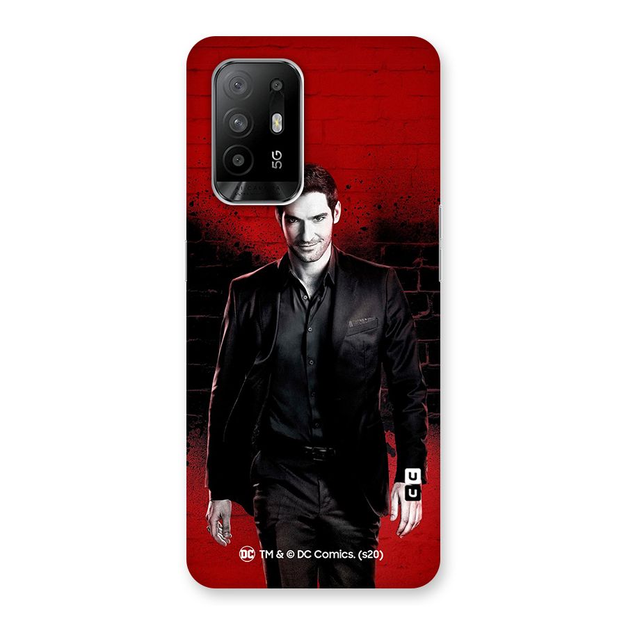 Lucifer Morningstar Wings Shadow Back Case for Oppo F19 Pro Plus 5G