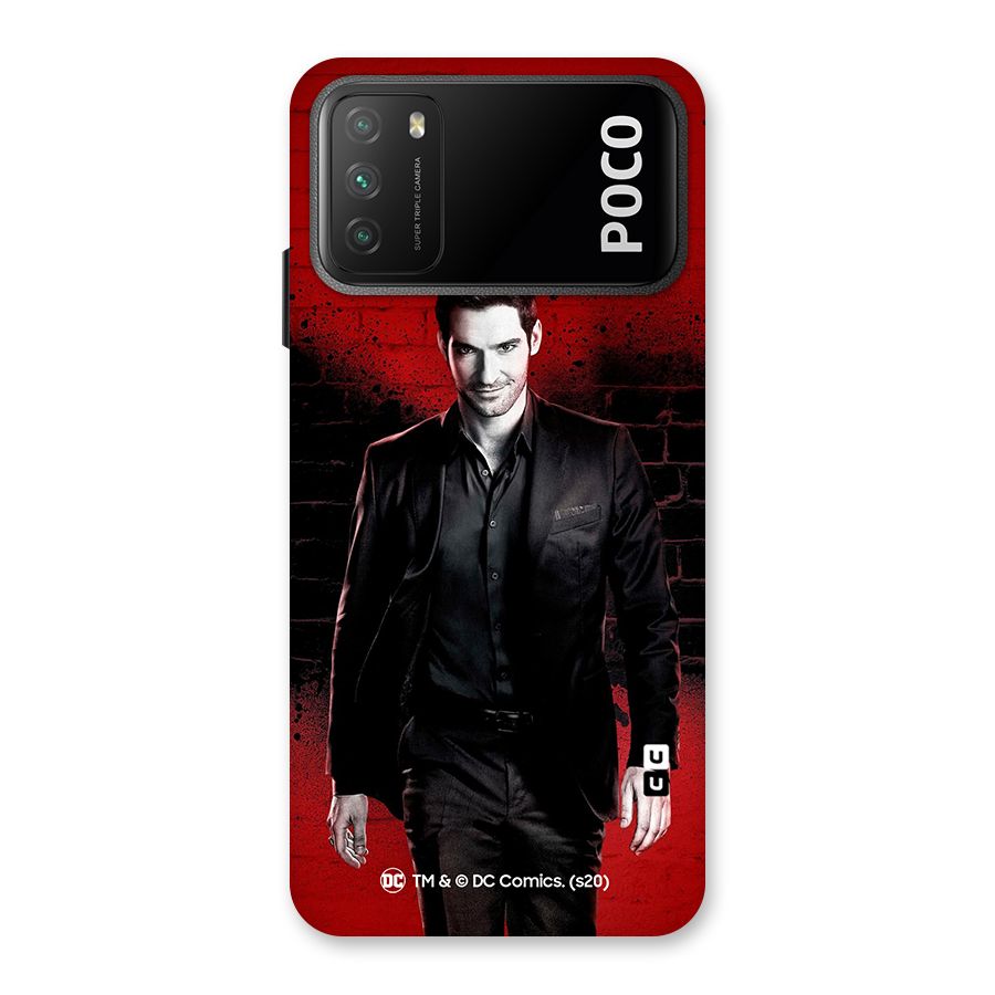 Lucifer Morningstar Wings Shadow Back Case for Poco M3