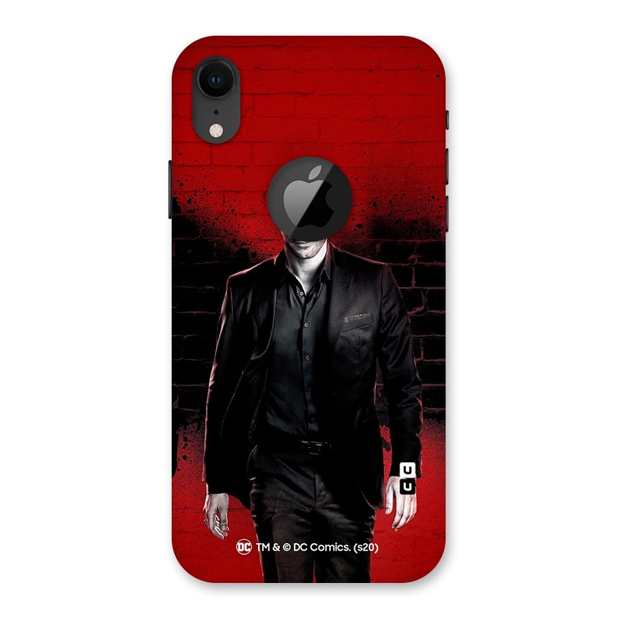 Lucifer Morningstar Wings Shadow Back Case for iPhone XR Logo Cut