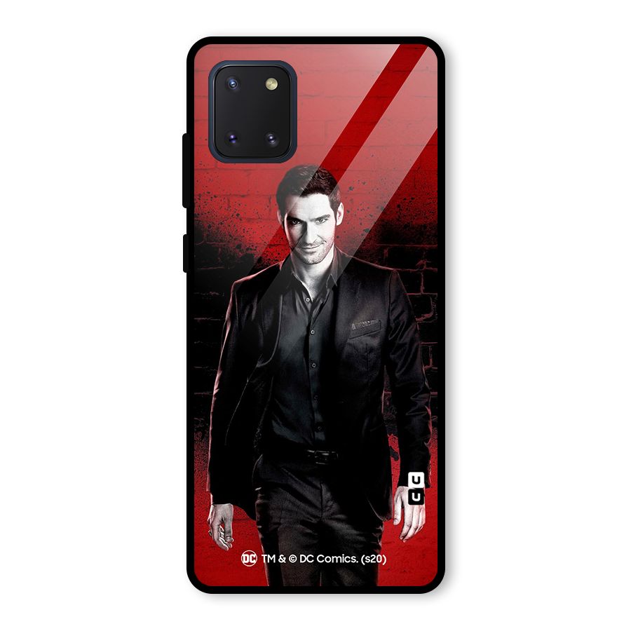 Lucifer Morningstar Wings Shadow Glass Back Case for Galaxy Note 10 Lite