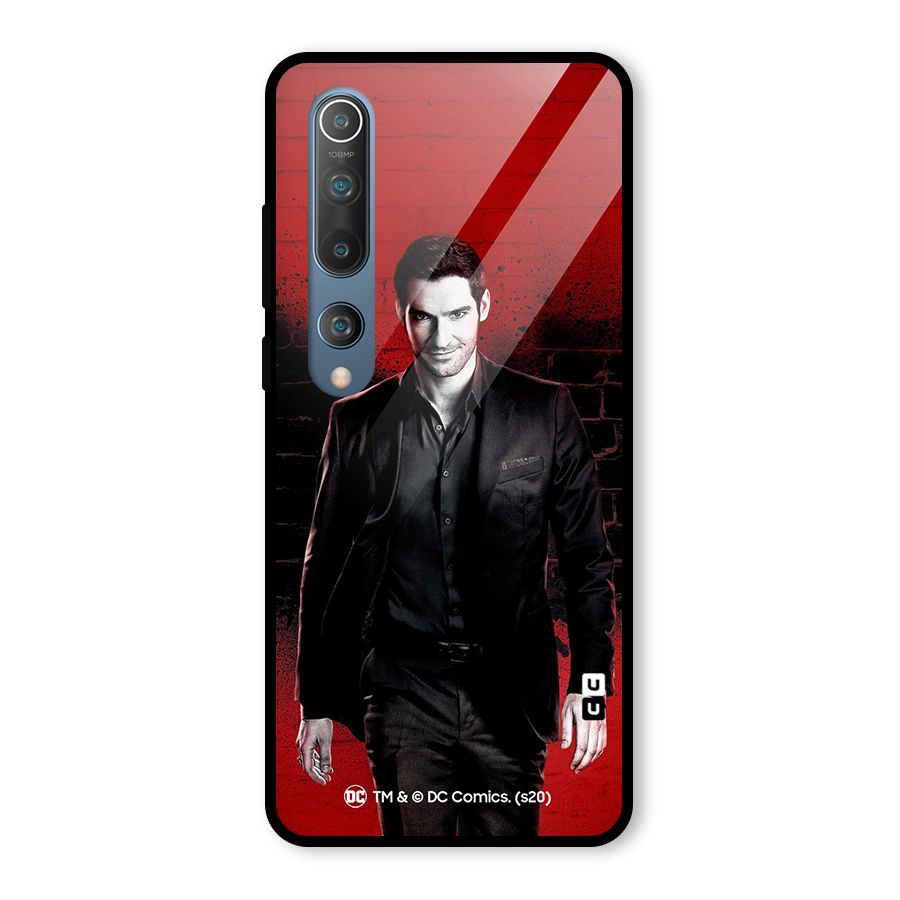 Lucifer Morningstar Wings Shadow Glass Back Case for Mi 10