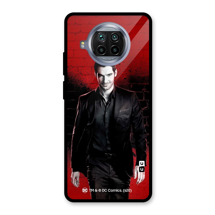 Lucifer Morningstar Wings Shadow Glass Back Case for Mi 10i