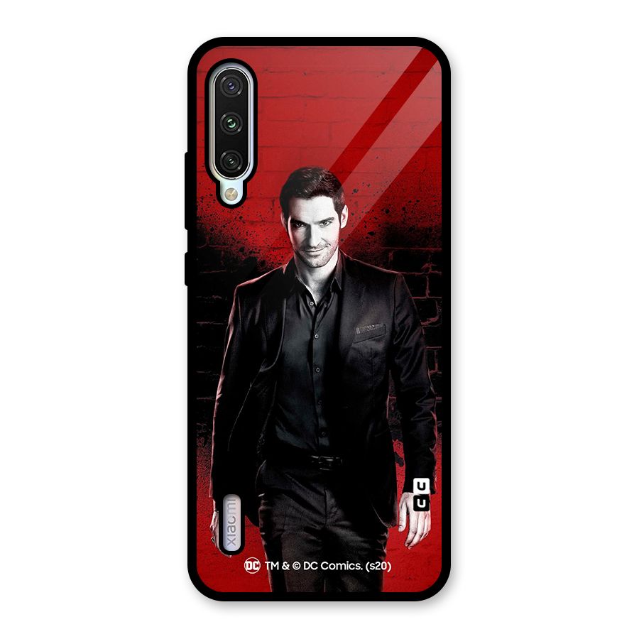 Lucifer Morningstar Wings Shadow Glass Back Case for Mi A3