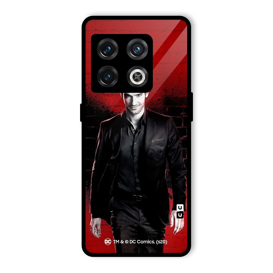 Lucifer Morningstar Wings Shadow Glass Back Case for OnePlus 10 Pro 5G