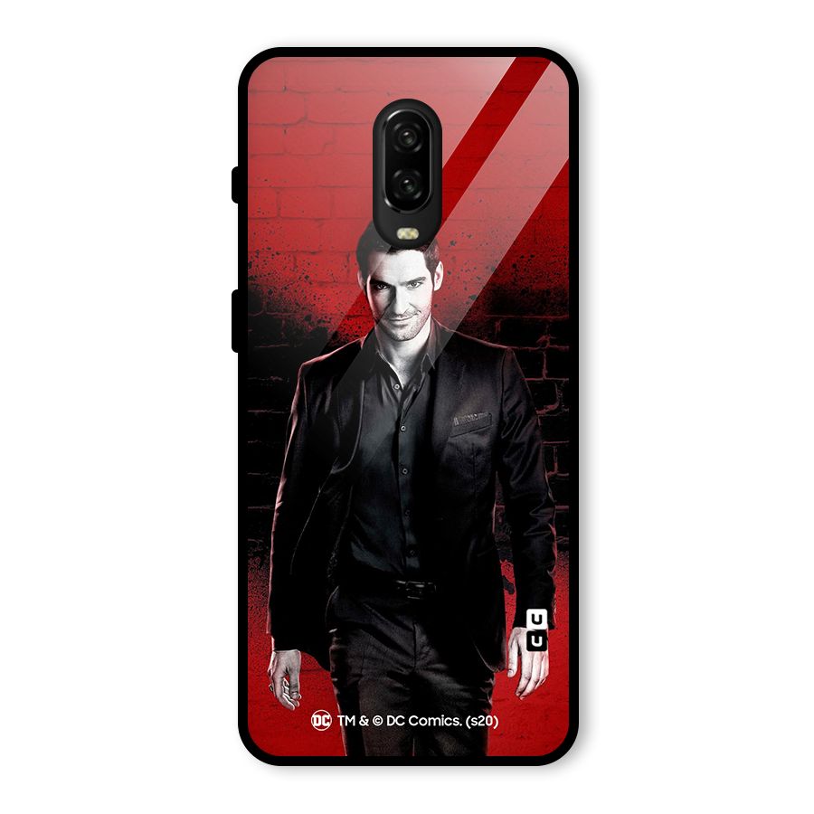 Lucifer Morningstar Wings Shadow Glass Back Case for OnePlus 6T