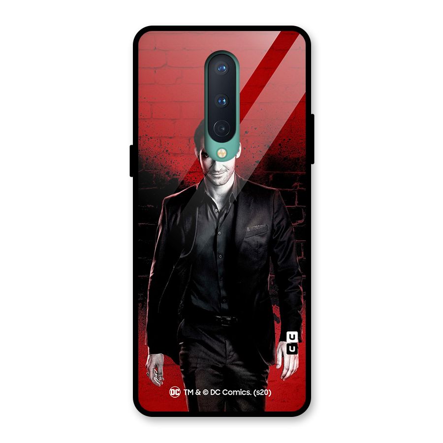 Lucifer Morningstar Wings Shadow Glass Back Case for OnePlus 8