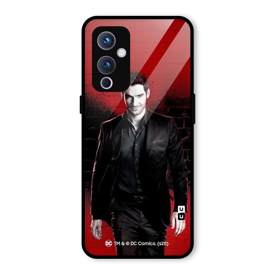 Lucifer Morningstar Wings Shadow Glass Back Case for OnePlus 9