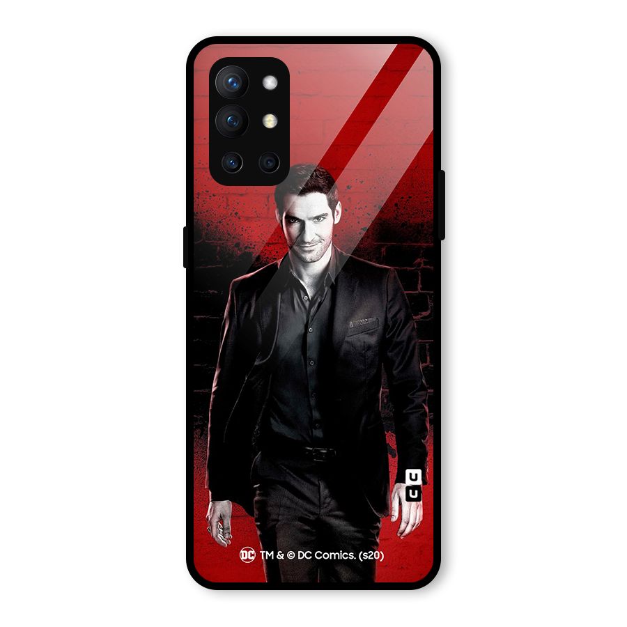 Lucifer Morningstar Wings Shadow Glass Back Case for OnePlus 9R
