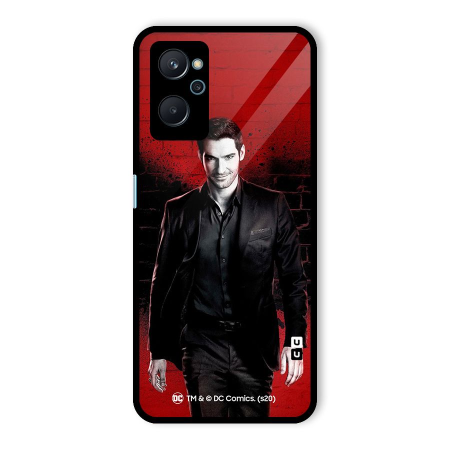 Lucifer Morningstar Wings Shadow Glass Back Case for Realme 9i