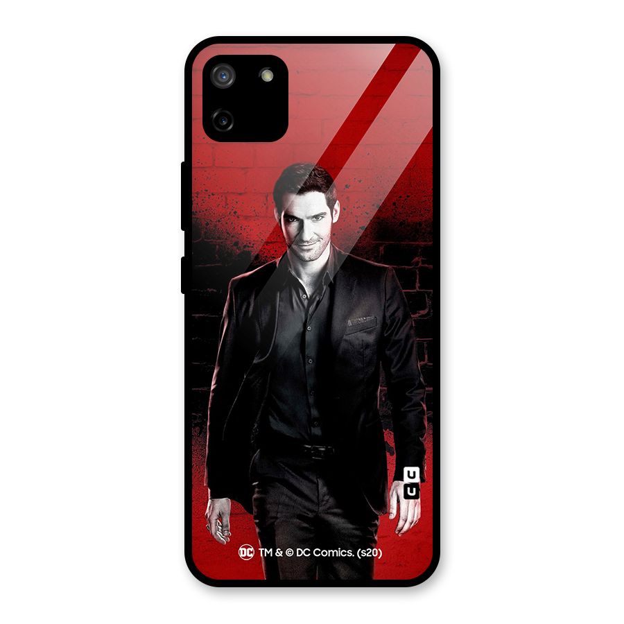 Lucifer Morningstar Wings Shadow Glass Back Case for Realme C11