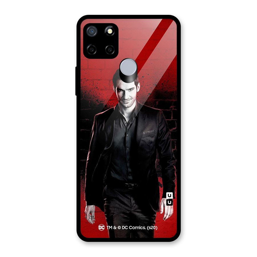 Lucifer Morningstar Wings Shadow Glass Back Case for Realme C15