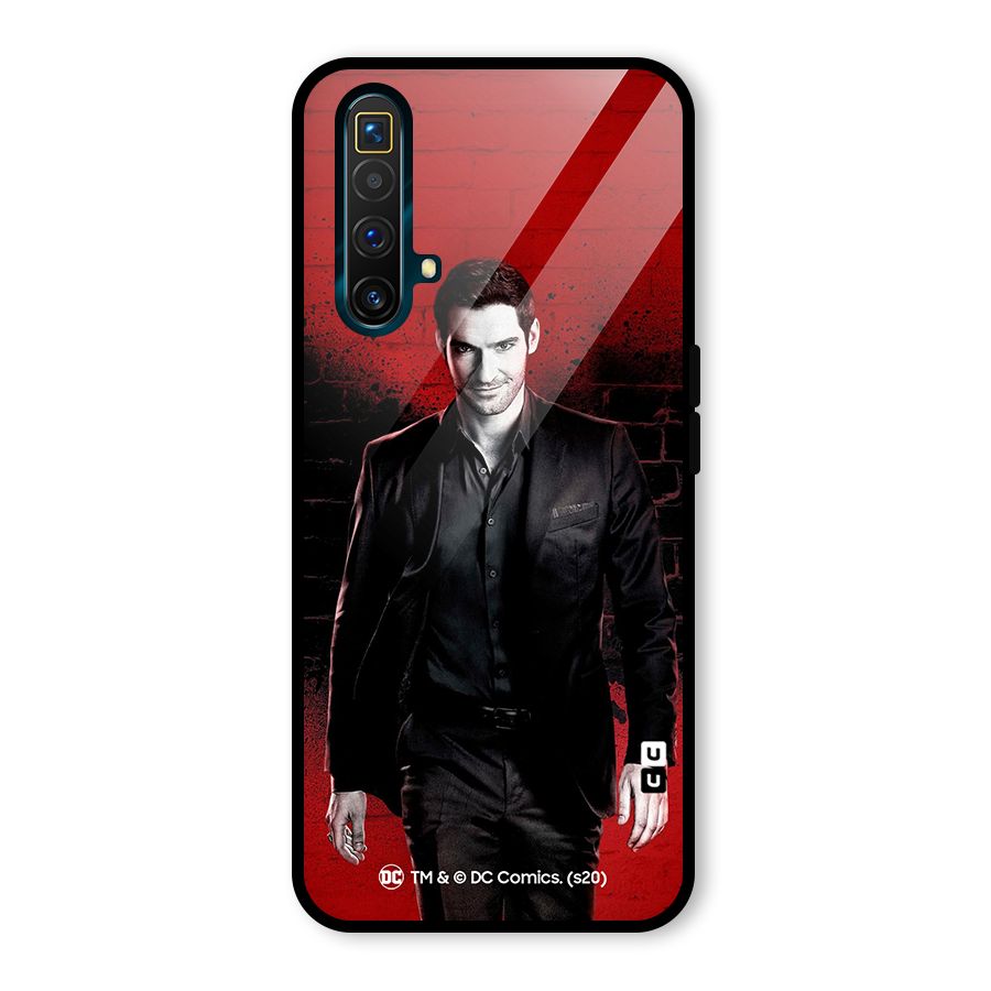Lucifer Morningstar Wings Shadow Glass Back Case for Realme X3