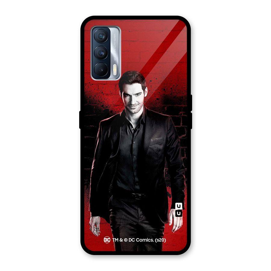 Lucifer Morningstar Wings Shadow Glass Back Case for Realme X7