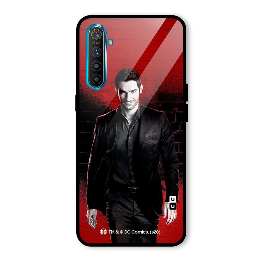 Lucifer Morningstar Wings Shadow Glass Back Case for Realme XT