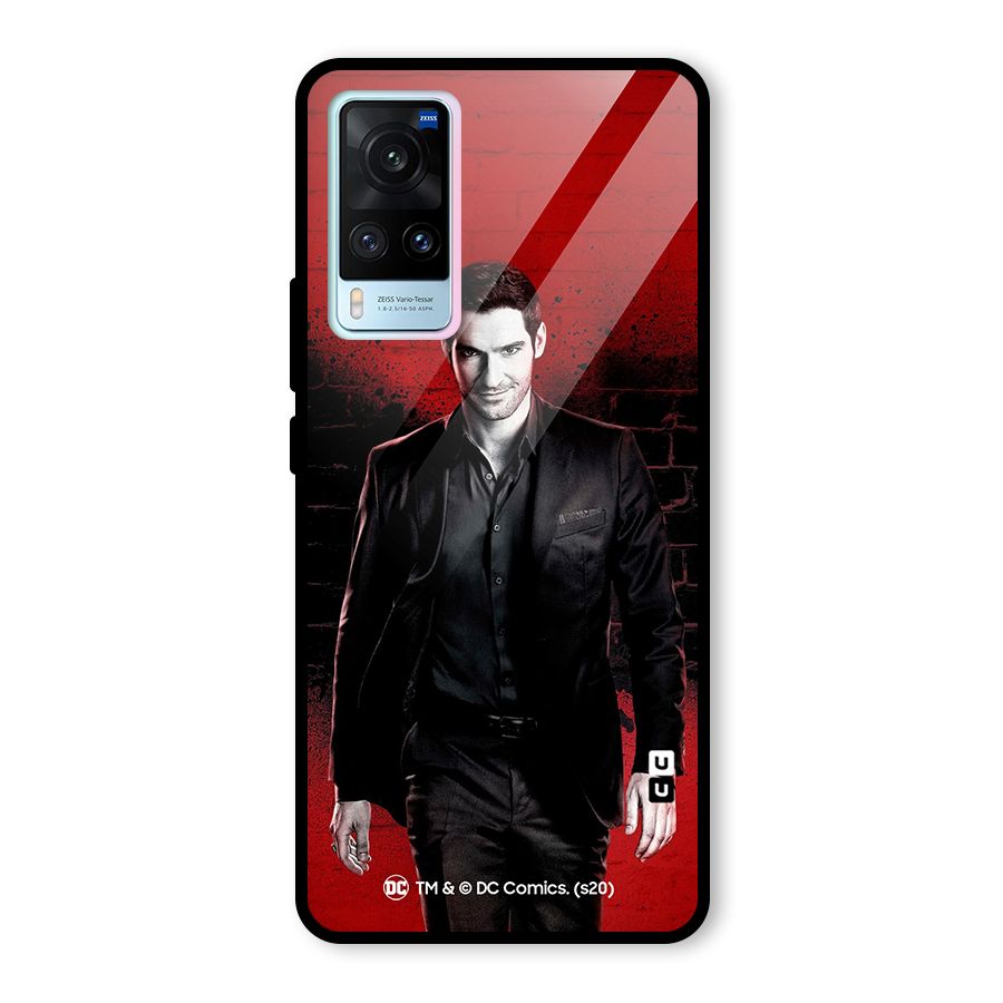 Lucifer Morningstar Wings Shadow Glass Back Case for Vivo X60