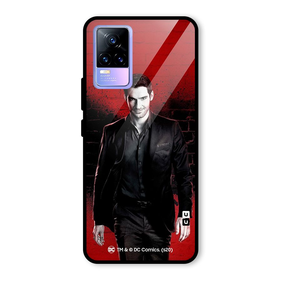 Lucifer Morningstar Wings Shadow Glass Back Case for Vivo Y73