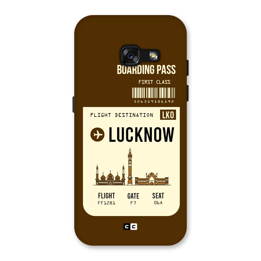 Lucknow Boarding Pass Back Case for Galaxy A3 (2017)