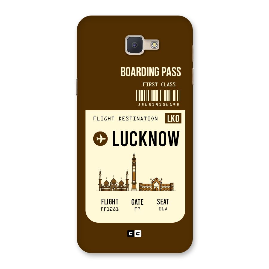 Lucknow Boarding Pass Back Case for Galaxy J5 Prime
