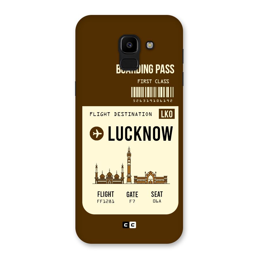 Lucknow Boarding Pass Back Case for Galaxy J6