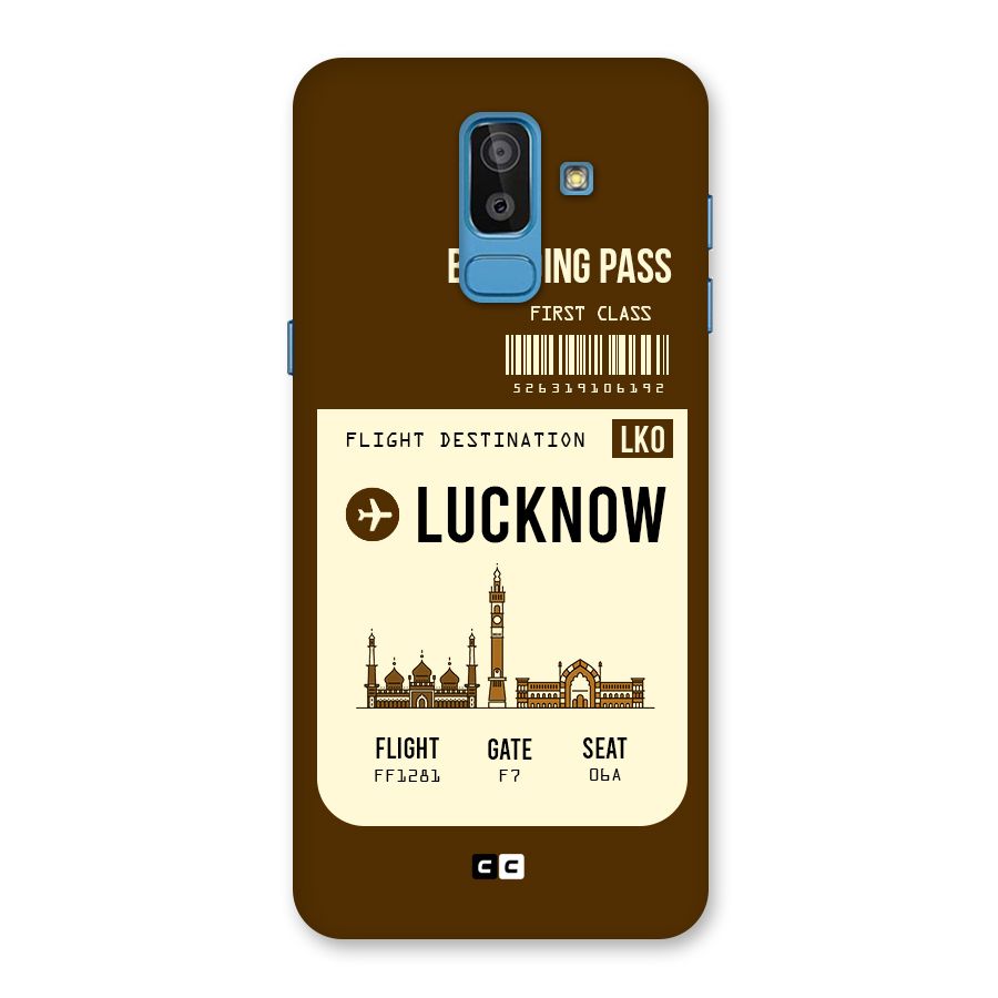 Lucknow Boarding Pass Back Case for Galaxy J8