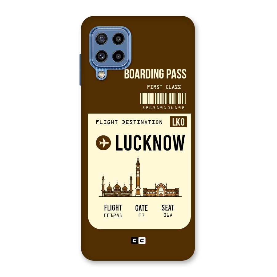 Lucknow Boarding Pass Back Case for Galaxy M32