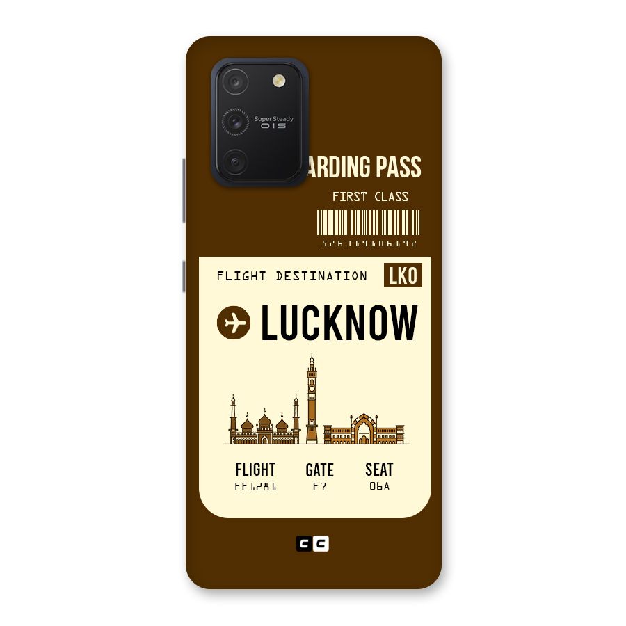 Lucknow Boarding Pass Back Case for Galaxy S10 Lite