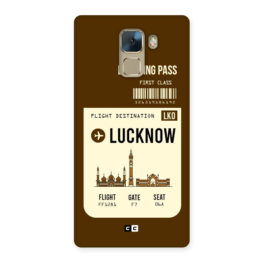 Lucknow Boarding Pass Back Case for Huawei Honor 7