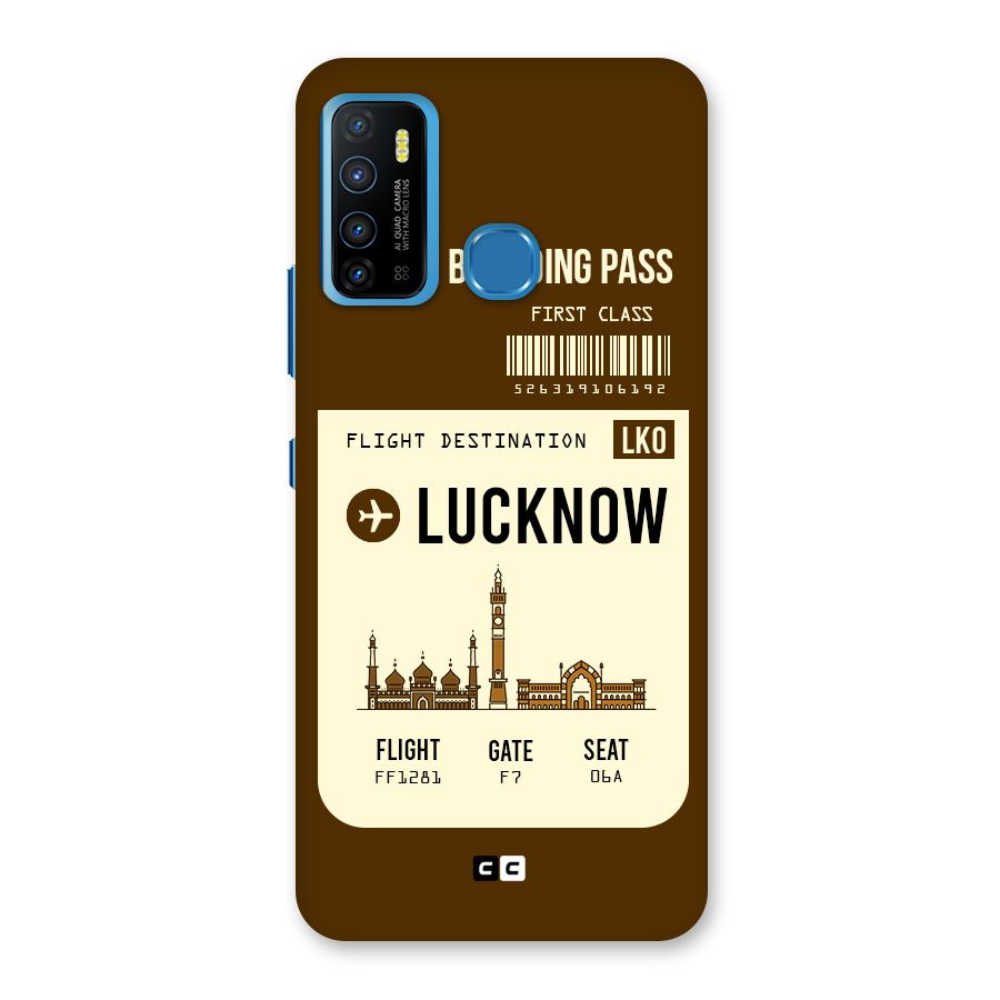 Lucknow Boarding Pass Back Case for Infinix Hot 9