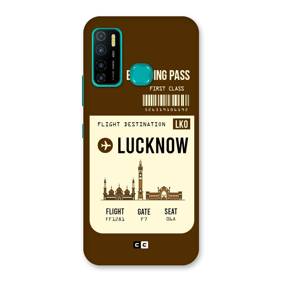 Lucknow Boarding Pass Back Case for Infinix Hot 9 Pro